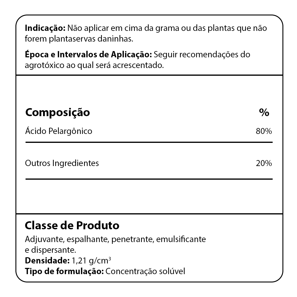 Adjuvante Natural Eko's Controle De Plantas Daninhas - 250ml