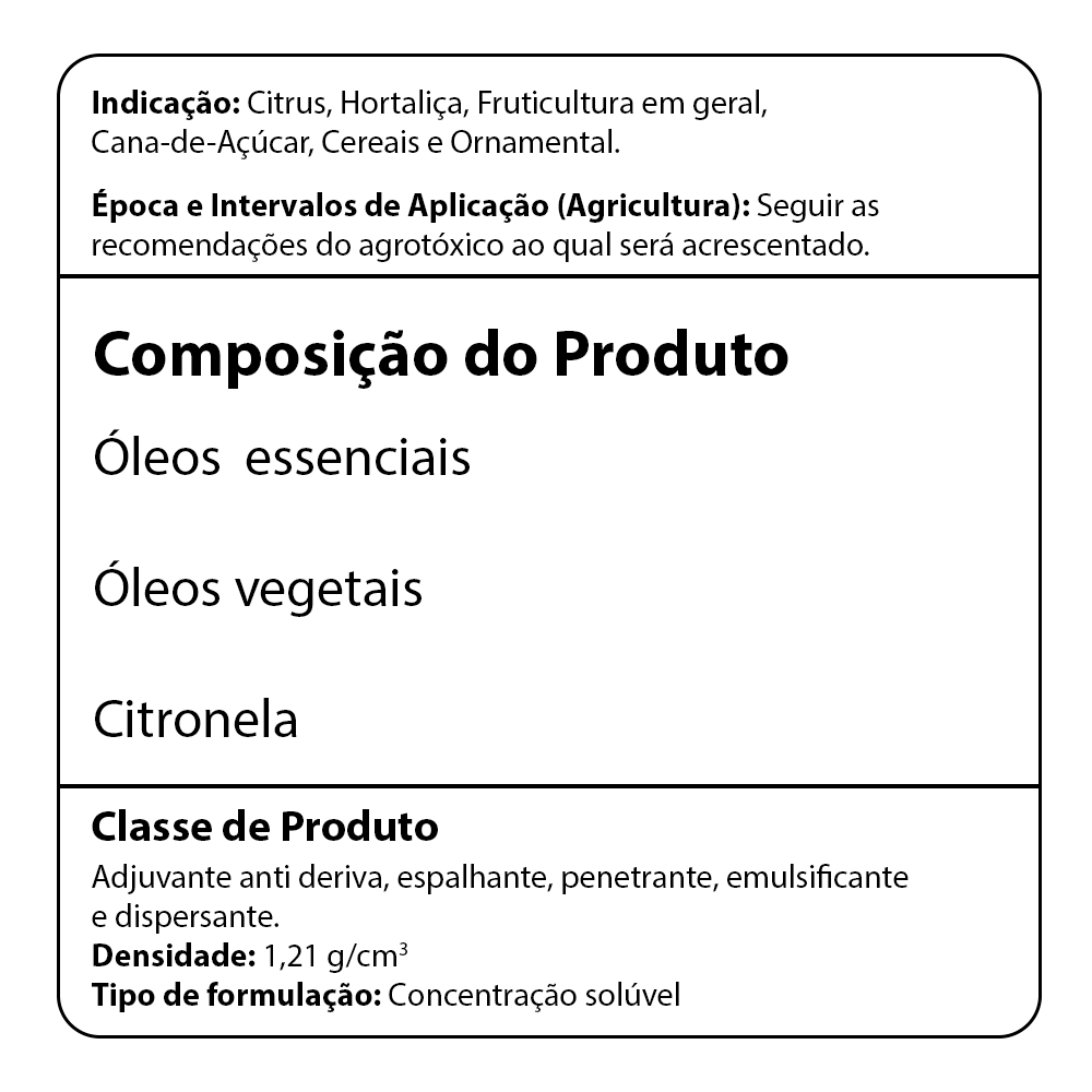 Extrato de Citronela